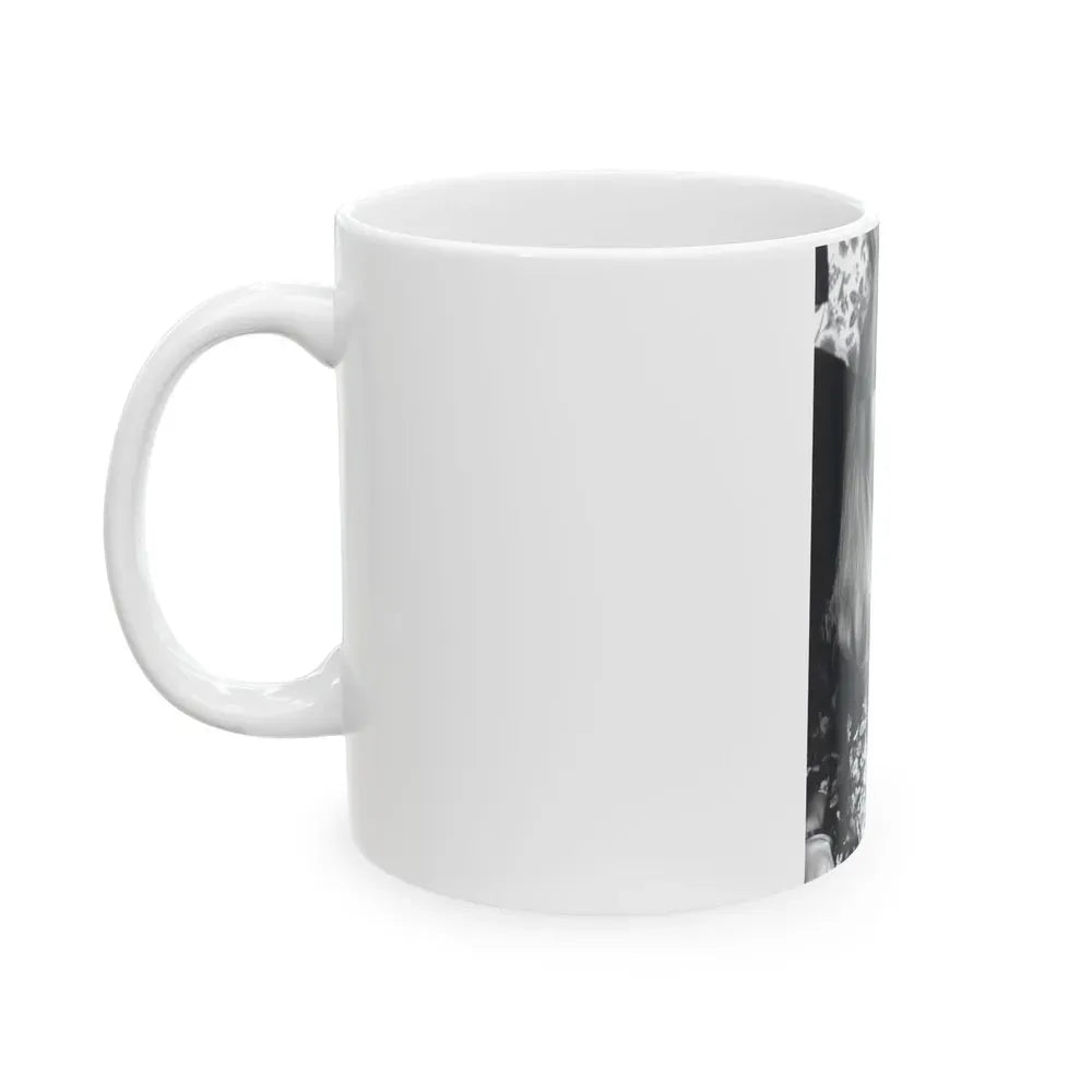 Ingrid Pitt #118 (Vintage Female Icon) White Coffee Mug - Go Mug Yourself