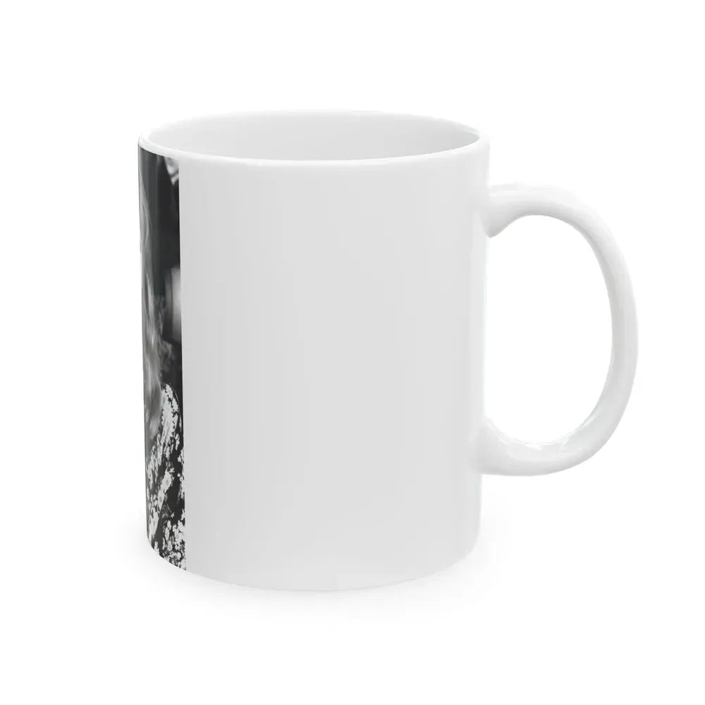 Ingrid Pitt #118 (Vintage Female Icon) White Coffee Mug - Go Mug Yourself
