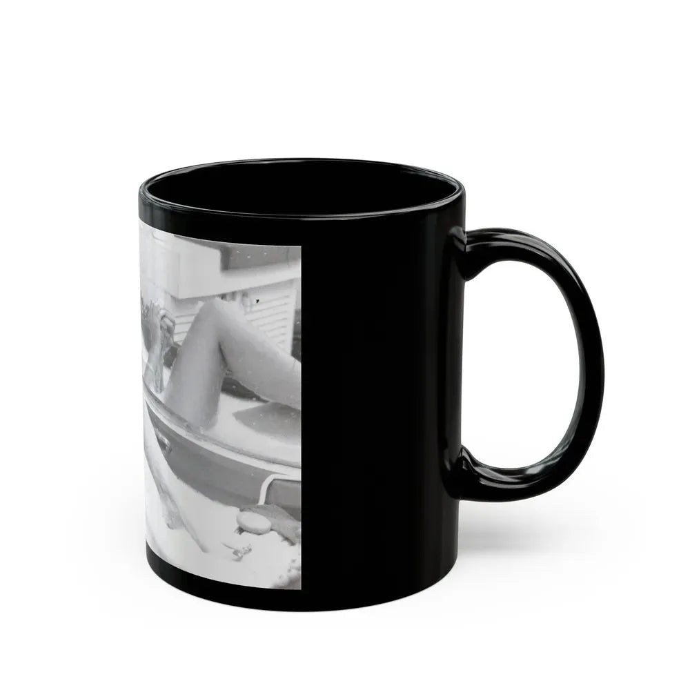Ingrid Pitt #119 (Vintage Female Icon) Black Coffee Mug - Go Mug Yourself