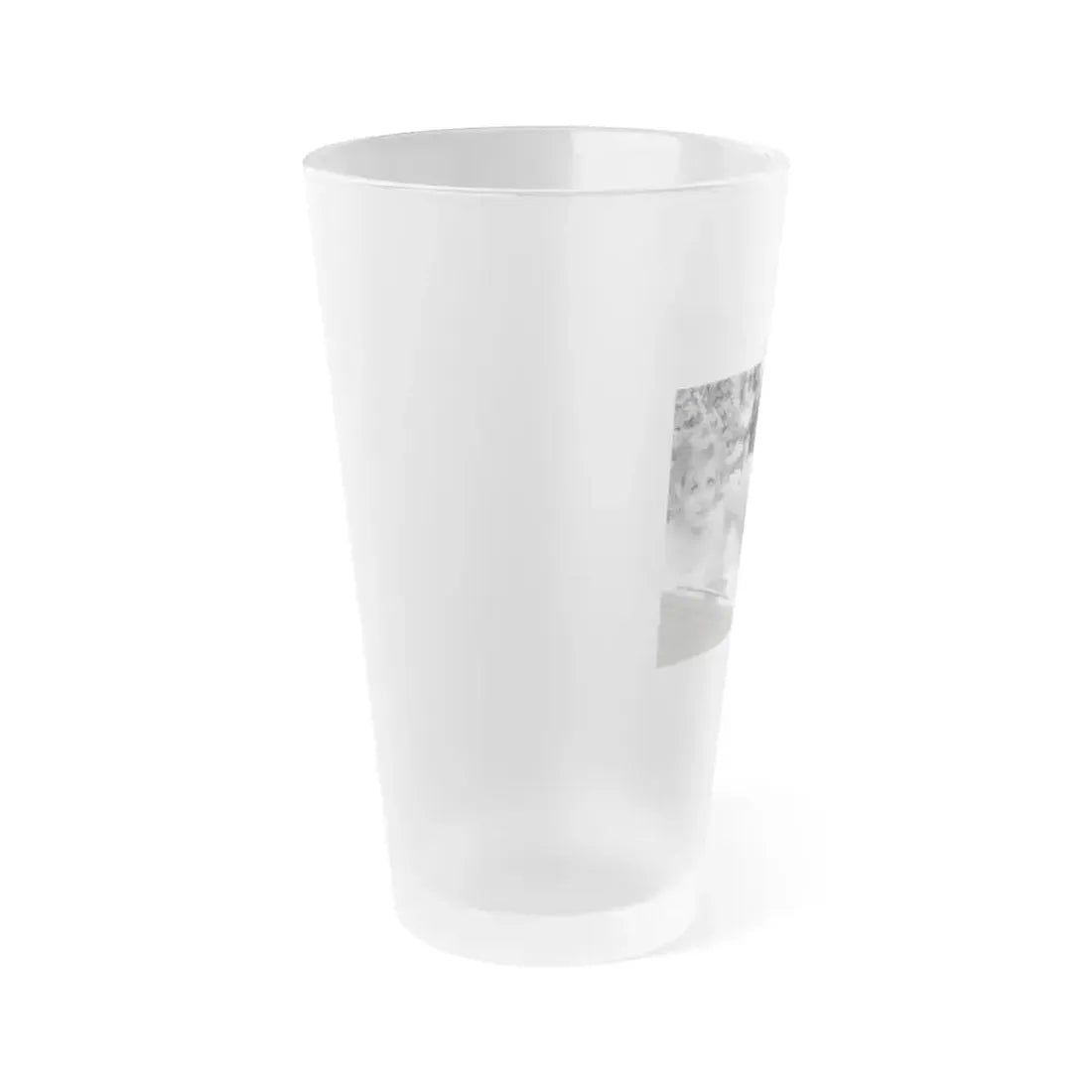 Ingrid Pitt #119 (Vintage Female Icon) Frosted Pint Glass 16oz - Go Mug Yourself