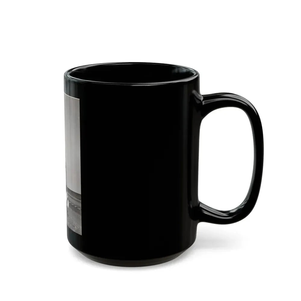 Ingrid Pitt #123 (Vintage Female Icon) Black Coffee Mug - Go Mug Yourself