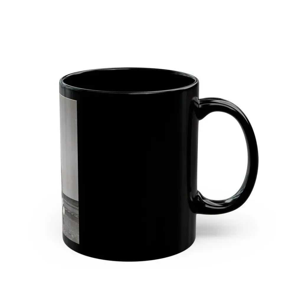 Ingrid Pitt #123 (Vintage Female Icon) Black Coffee Mug - Go Mug Yourself