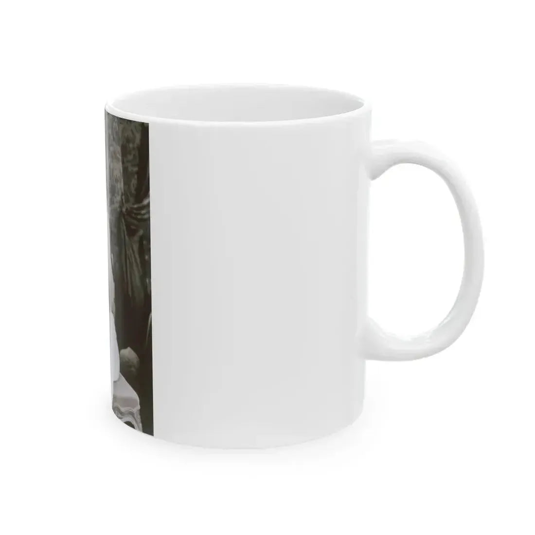 Ingrid Pitt #124 - Topless (Vintage Female Icon) White Coffee Mug - Go Mug Yourself