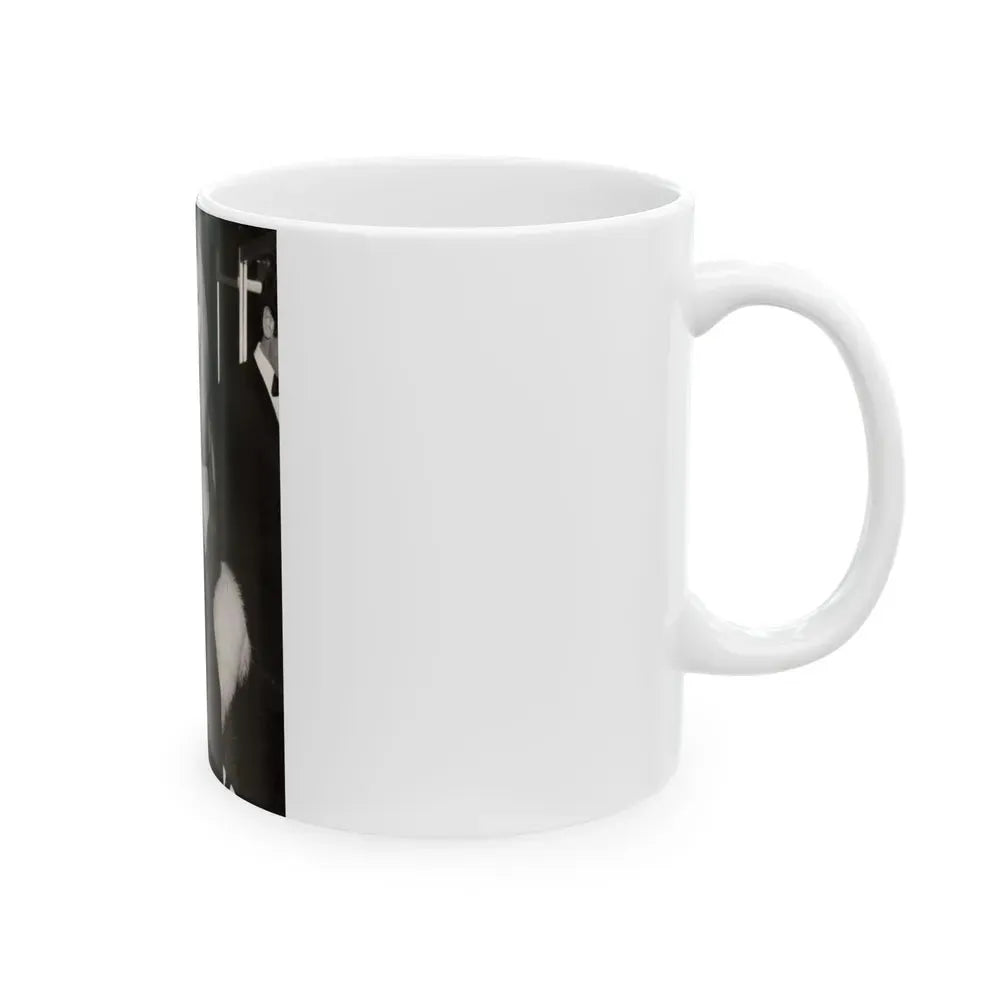 Ingrid Pitt #125 (Vintage Female Icon) White Coffee Mug - Go Mug Yourself