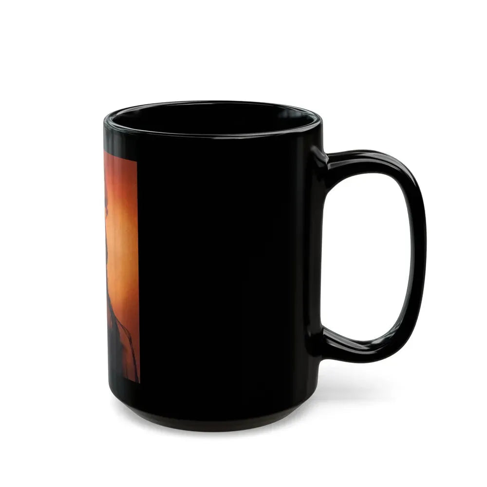 Ingrid Pitt #126 (Vintage Female Icon) Black Coffee Mug - Go Mug Yourself