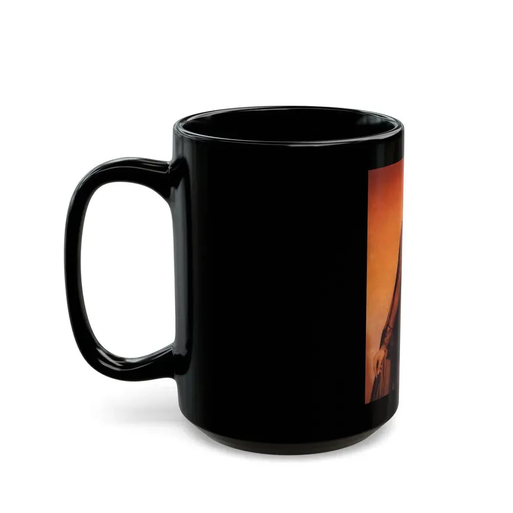 Ingrid Pitt #126 (Vintage Female Icon) Black Coffee Mug - Go Mug Yourself