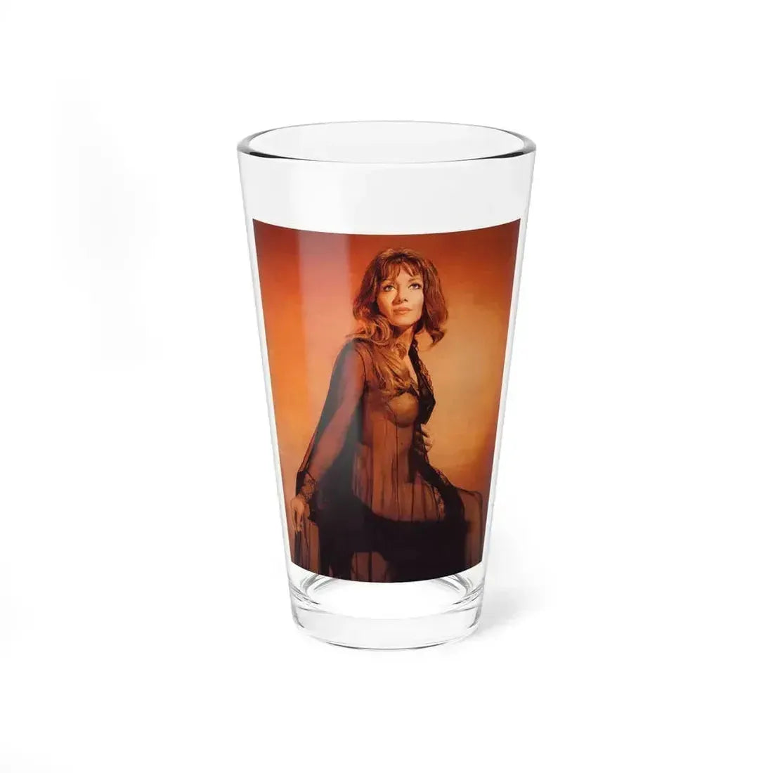 Ingrid Pitt #126 (Vintage Female Icon) Pint Glass 16oz 16oz - Go Mug Yourself