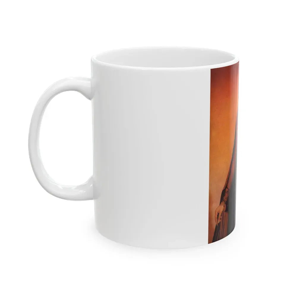 Ingrid Pitt #126 (Vintage Female Icon) White Coffee Mug - Go Mug Yourself
