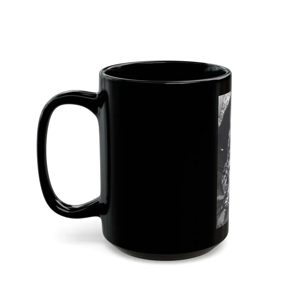 Ingrid Pitt #130 (Vintage Female Icon) Black Coffee Mug - Go Mug Yourself