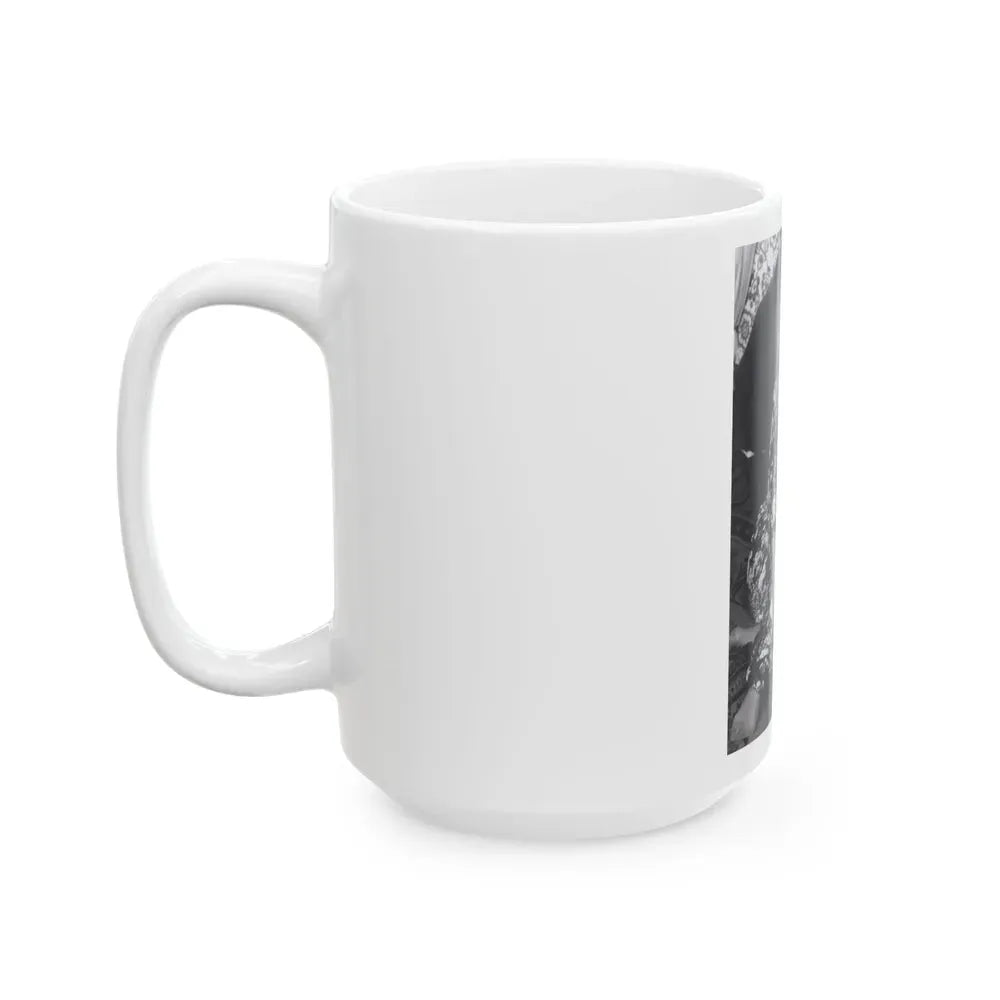 Ingrid Pitt #130 (Vintage Female Icon) White Coffee Mug - Go Mug Yourself