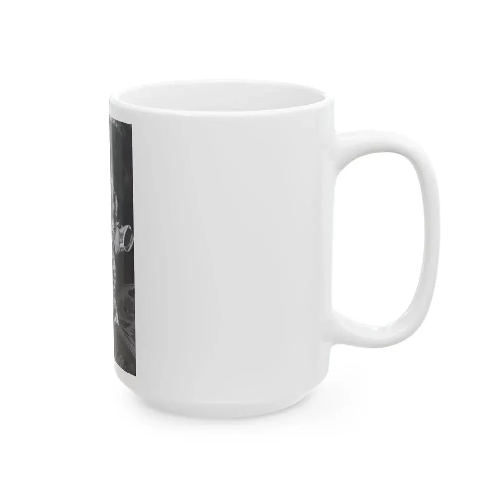 Ingrid Pitt #130 (Vintage Female Icon) White Coffee Mug - Go Mug Yourself