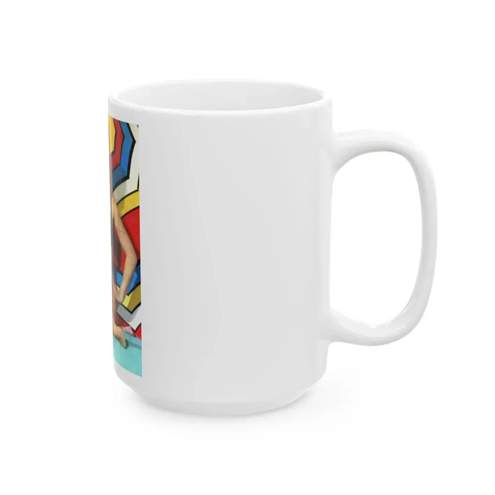 Ingrid Pitt #131 (Vintage Female Icon) White Coffee Mug - Go Mug Yourself