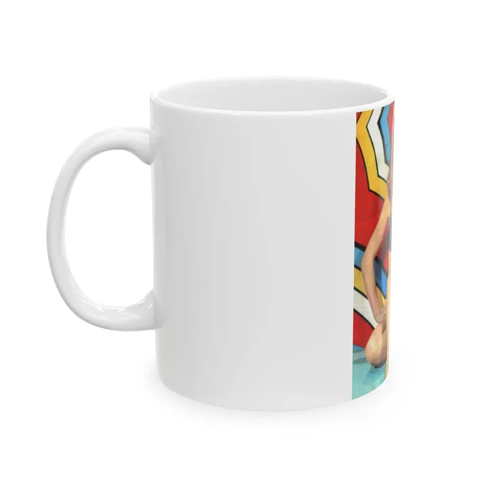 Ingrid Pitt #131 (Vintage Female Icon) White Coffee Mug - Go Mug Yourself
