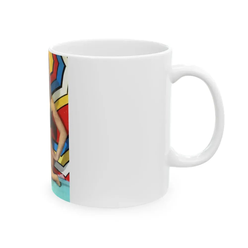 Ingrid Pitt #131 (Vintage Female Icon) White Coffee Mug - Go Mug Yourself