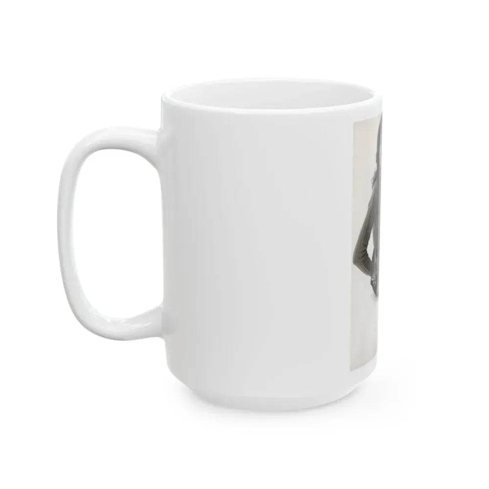 Ingrid Pitt #133 (Vintage Female Icon) White Coffee Mug - Go Mug Yourself