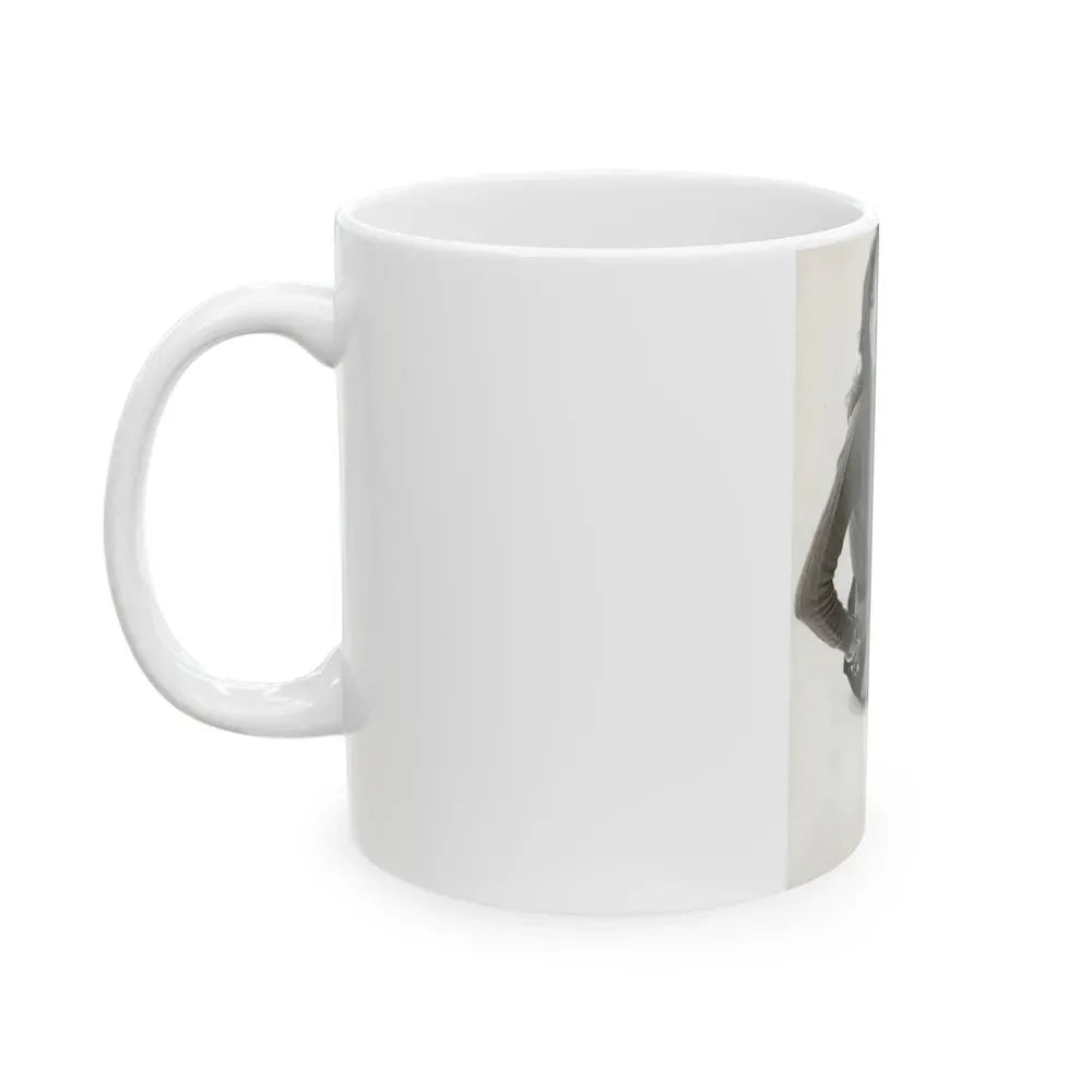 Ingrid Pitt #133 (Vintage Female Icon) White Coffee Mug - Go Mug Yourself