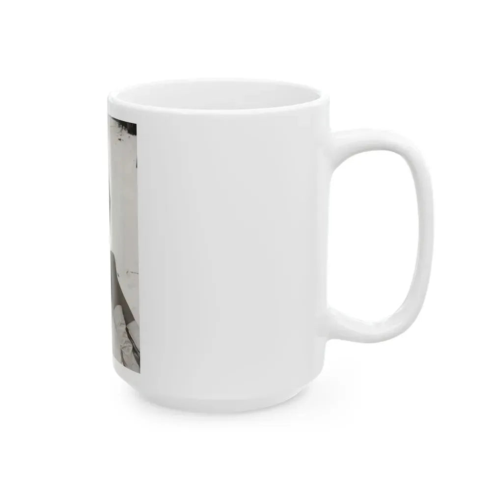Ingrid Pitt #133 (Vintage Female Icon) White Coffee Mug - Go Mug Yourself