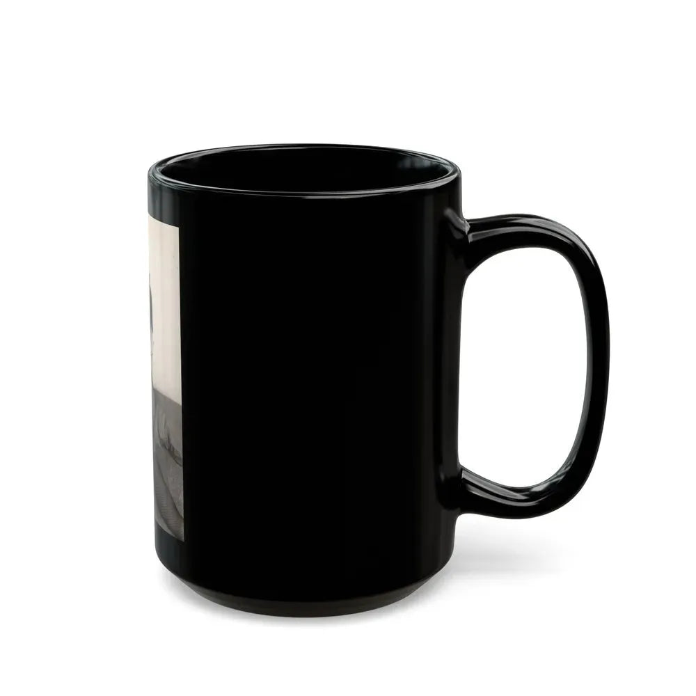 Ingrid Pitt #134 (Vintage Female Icon) Black Coffee Mug - Go Mug Yourself