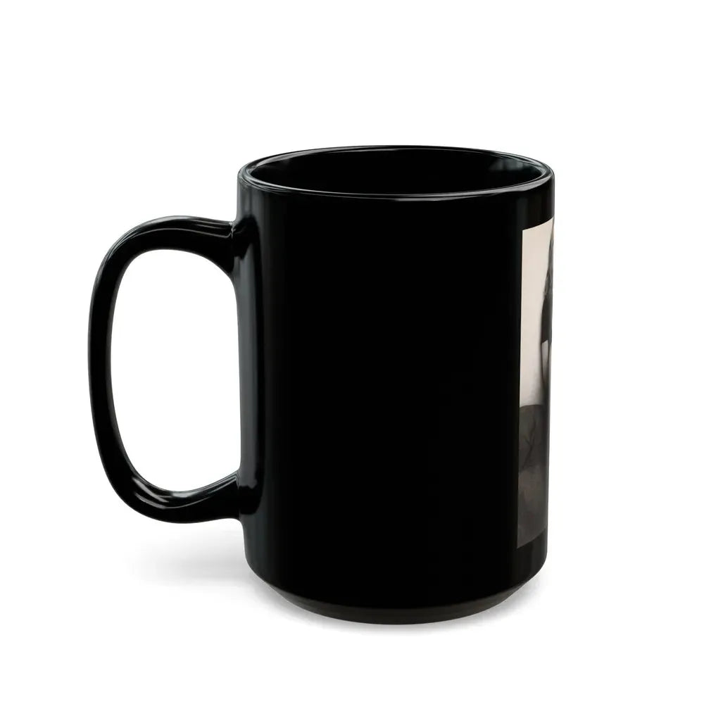 Ingrid Pitt #134 (Vintage Female Icon) Black Coffee Mug - Go Mug Yourself