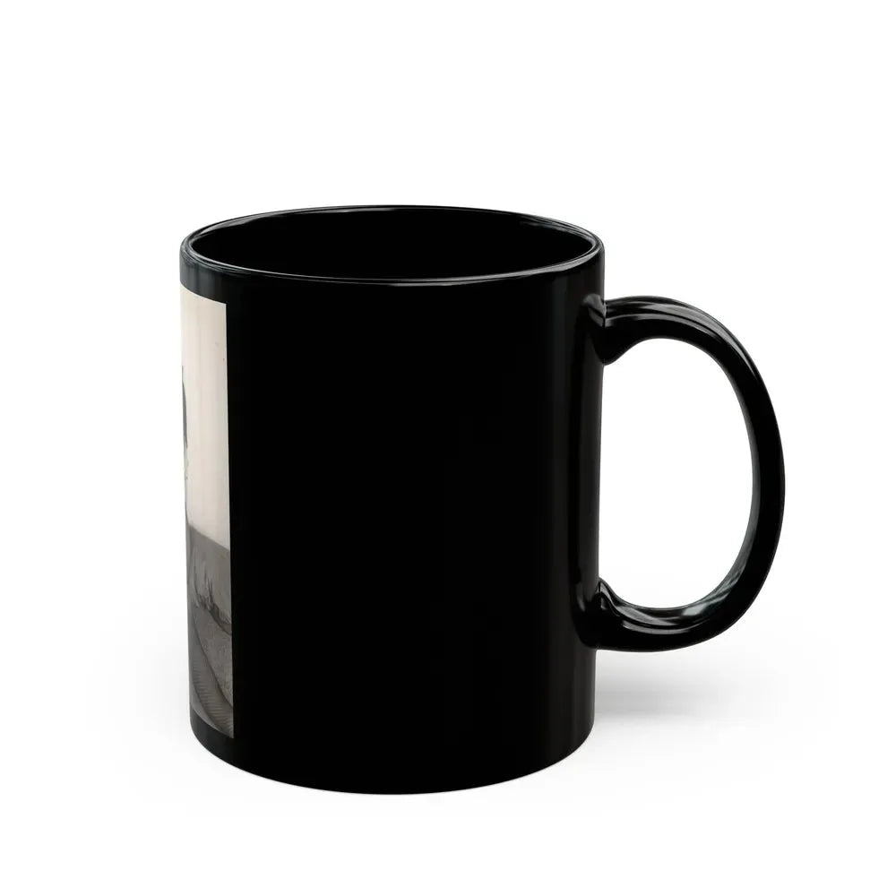 Ingrid Pitt #134 (Vintage Female Icon) Black Coffee Mug - Go Mug Yourself