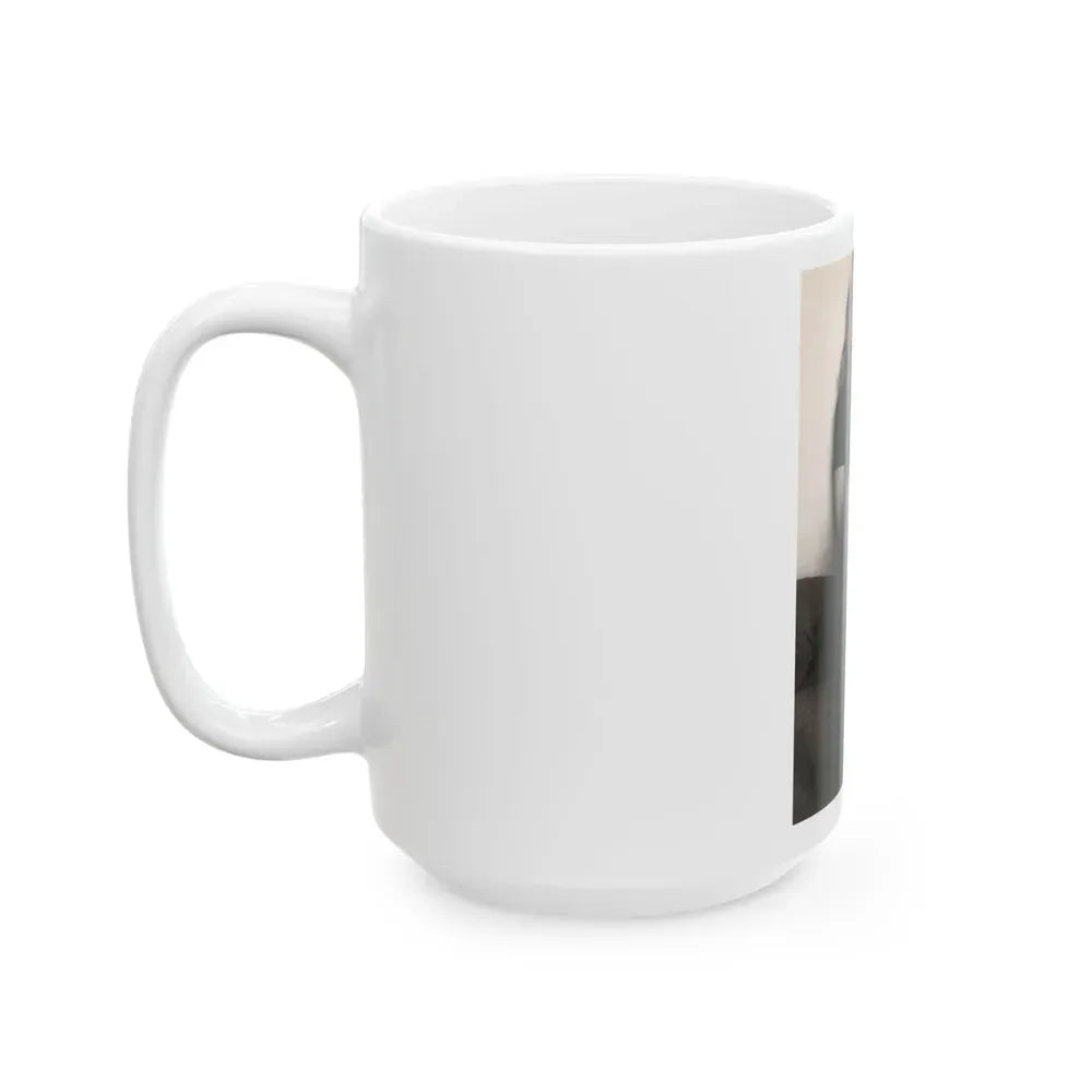 Ingrid Pitt #134 (Vintage Female Icon) White Coffee Mug - Go Mug Yourself