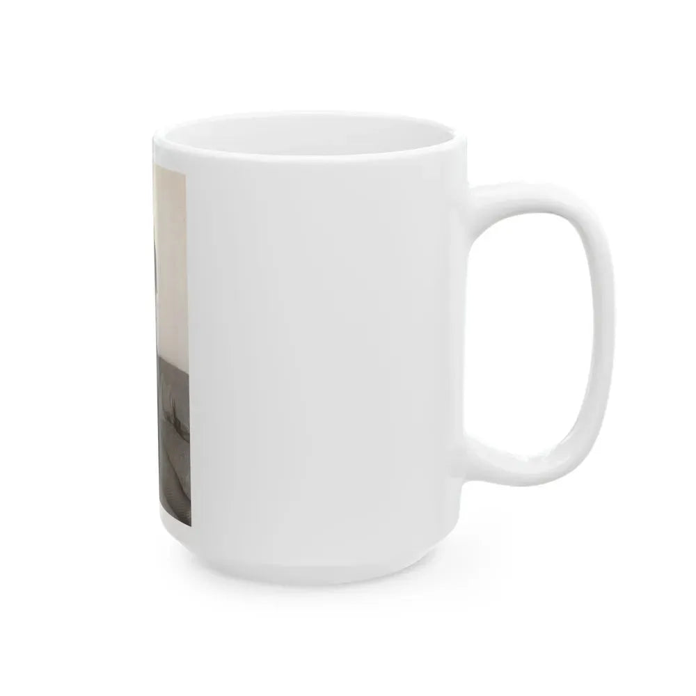 Ingrid Pitt #134 (Vintage Female Icon) White Coffee Mug - Go Mug Yourself