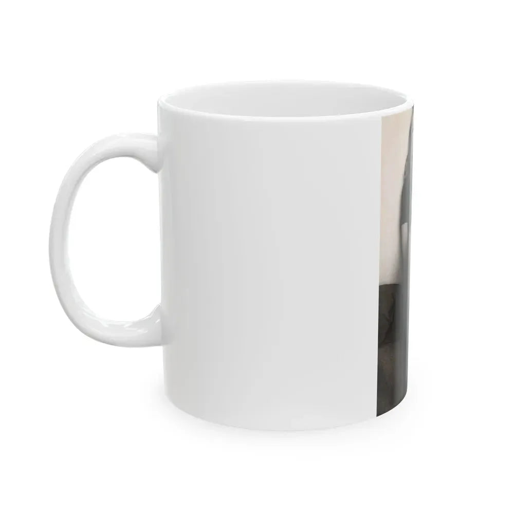 Ingrid Pitt #134 (Vintage Female Icon) White Coffee Mug - Go Mug Yourself