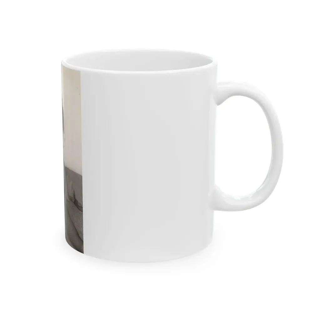 Ingrid Pitt #134 (Vintage Female Icon) White Coffee Mug - Go Mug Yourself