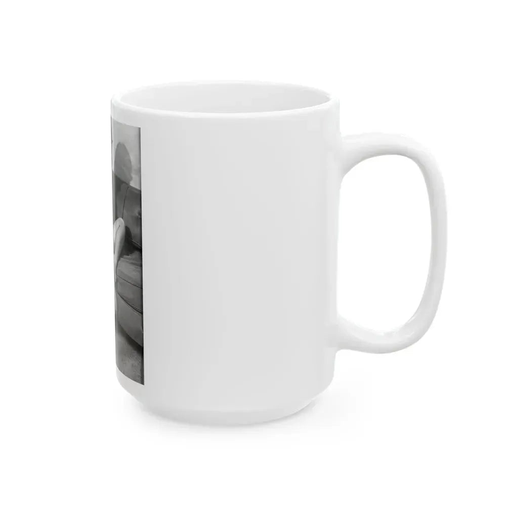 Ingrid Pitt #135 (Vintage Female Icon) White Coffee Mug - Go Mug Yourself
