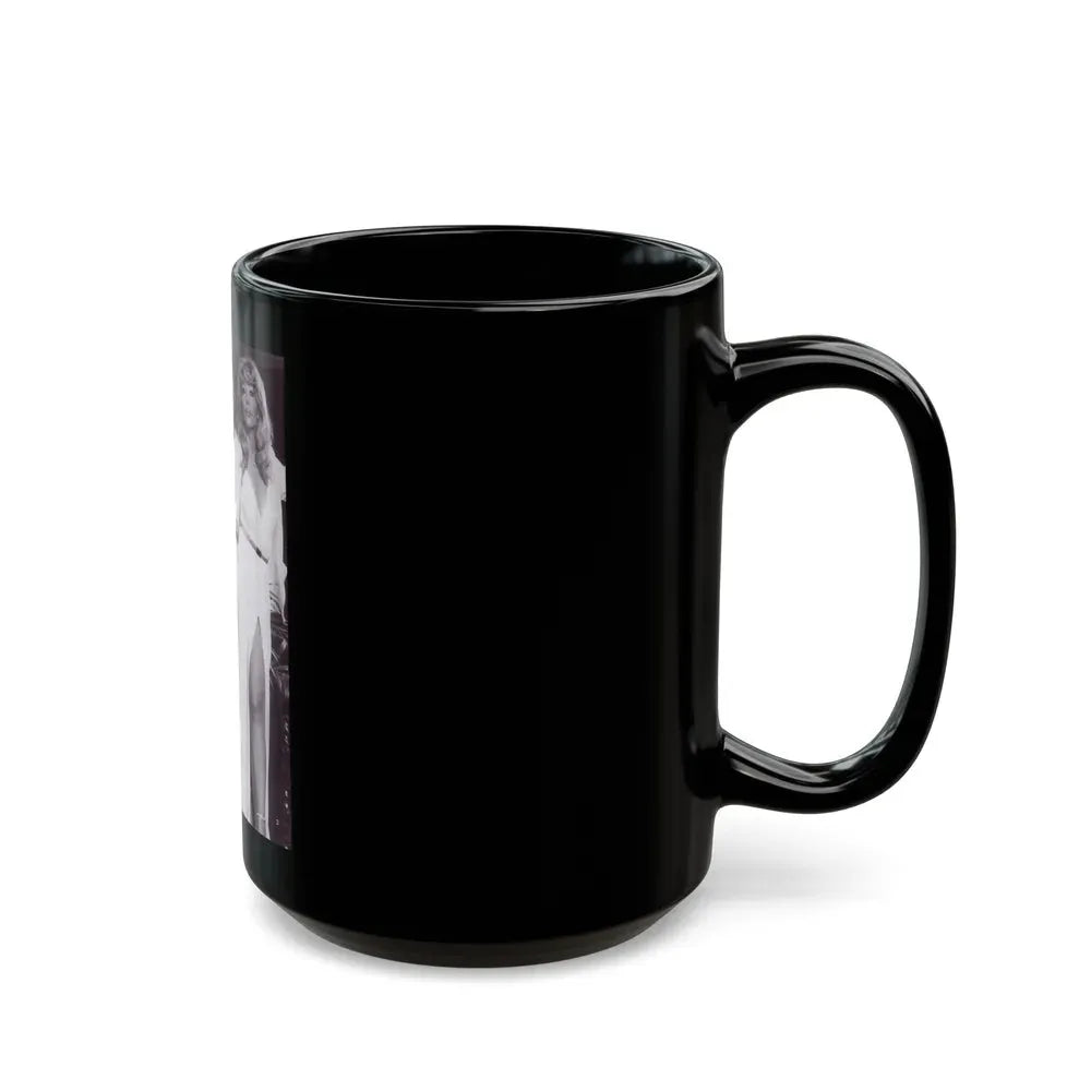 Ingrid Pitt #136 (Vintage Female Icon) Black Coffee Mug - Go Mug Yourself