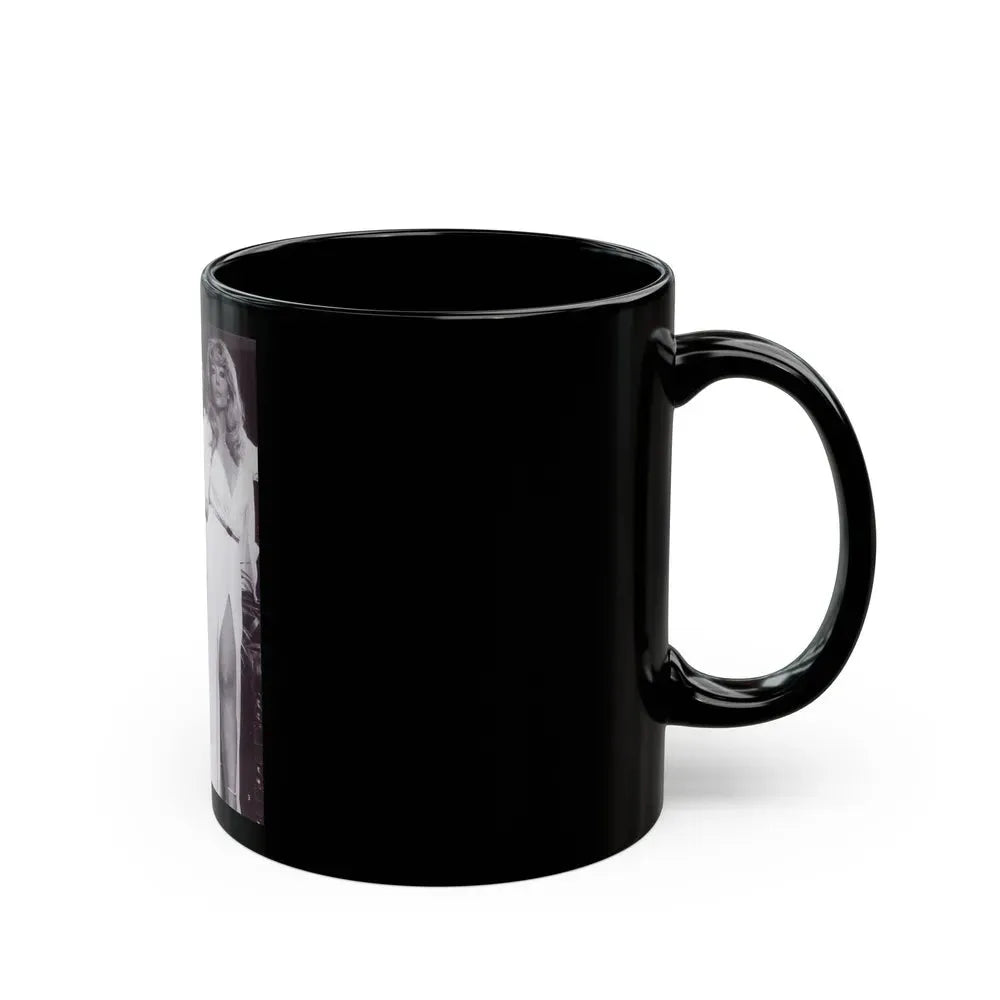 Ingrid Pitt #136 (Vintage Female Icon) Black Coffee Mug - Go Mug Yourself