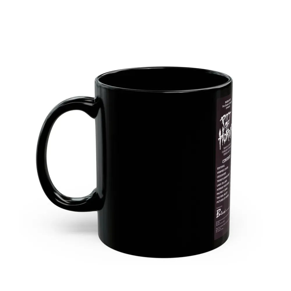 Ingrid Pitt #136 (Vintage Female Icon) Black Coffee Mug - Go Mug Yourself