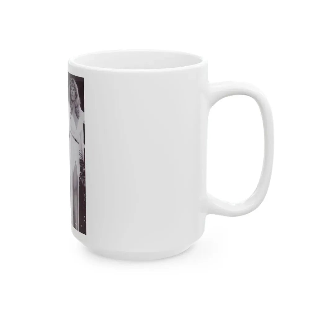 Ingrid Pitt #136 (Vintage Female Icon) White Coffee Mug - Go Mug Yourself