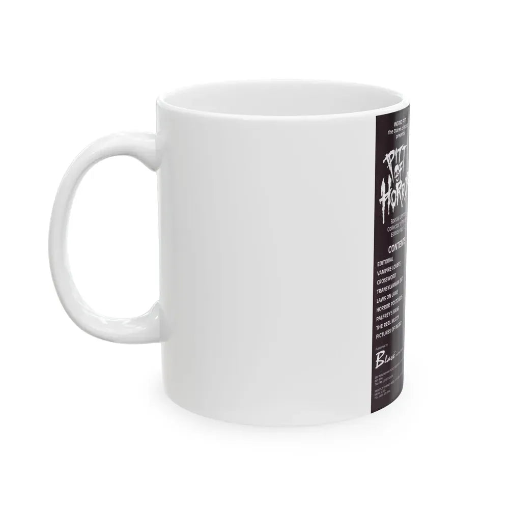Ingrid Pitt #136 (Vintage Female Icon) White Coffee Mug - Go Mug Yourself
