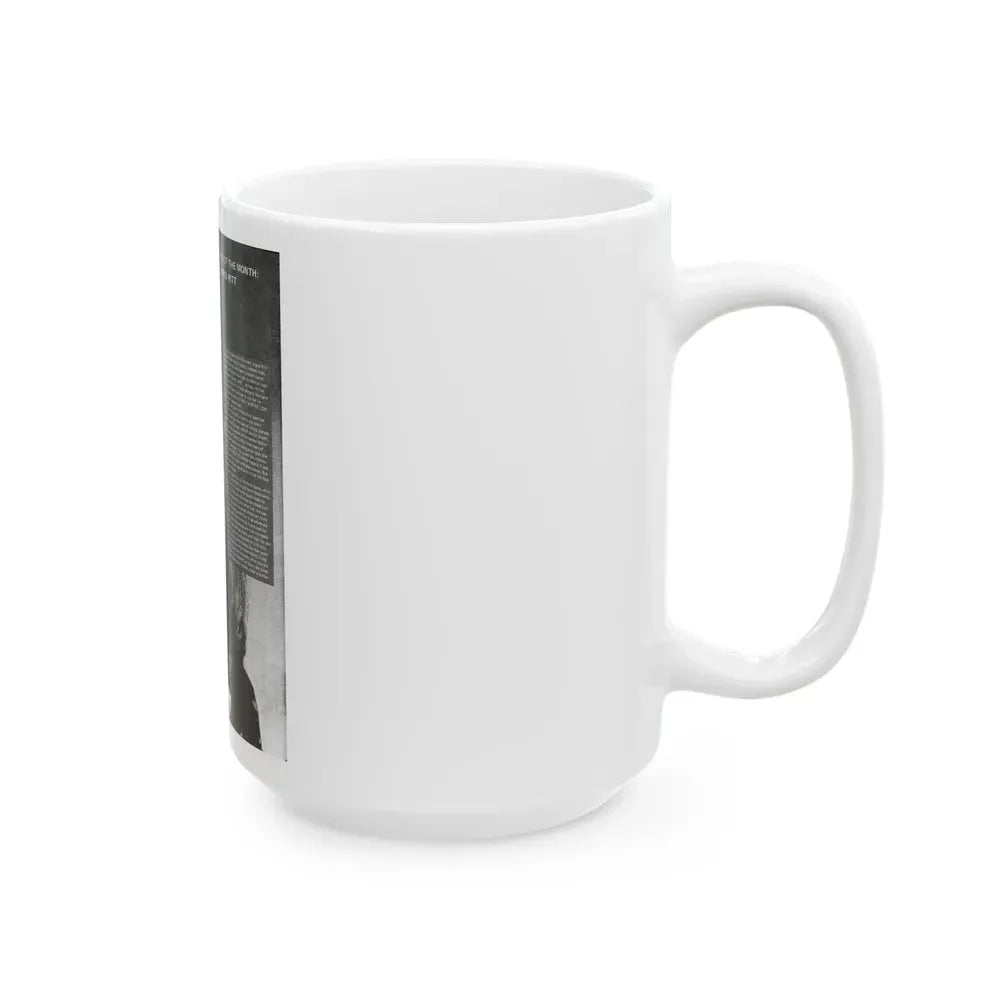Ingrid Pitt #137 (Vintage Female Icon) White Coffee Mug - Go Mug Yourself