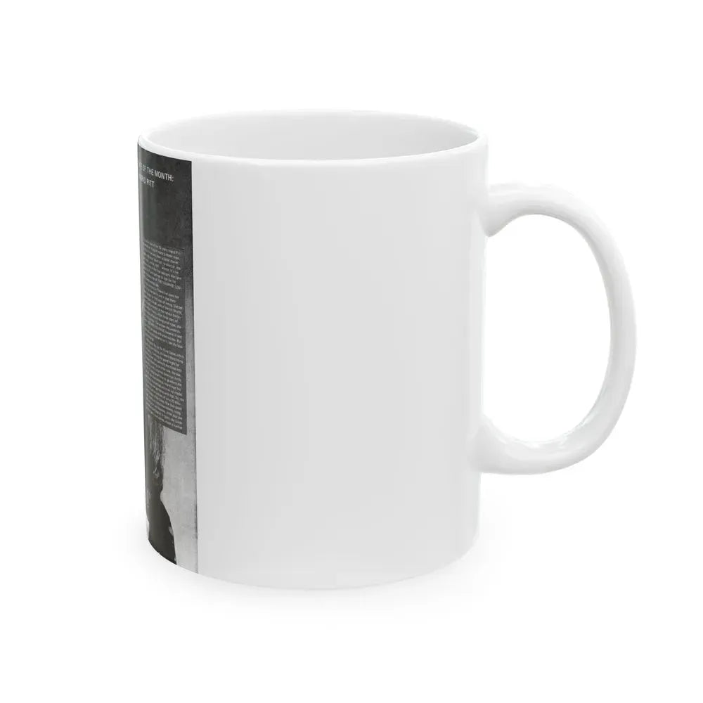 Ingrid Pitt #137 (Vintage Female Icon) White Coffee Mug - Go Mug Yourself