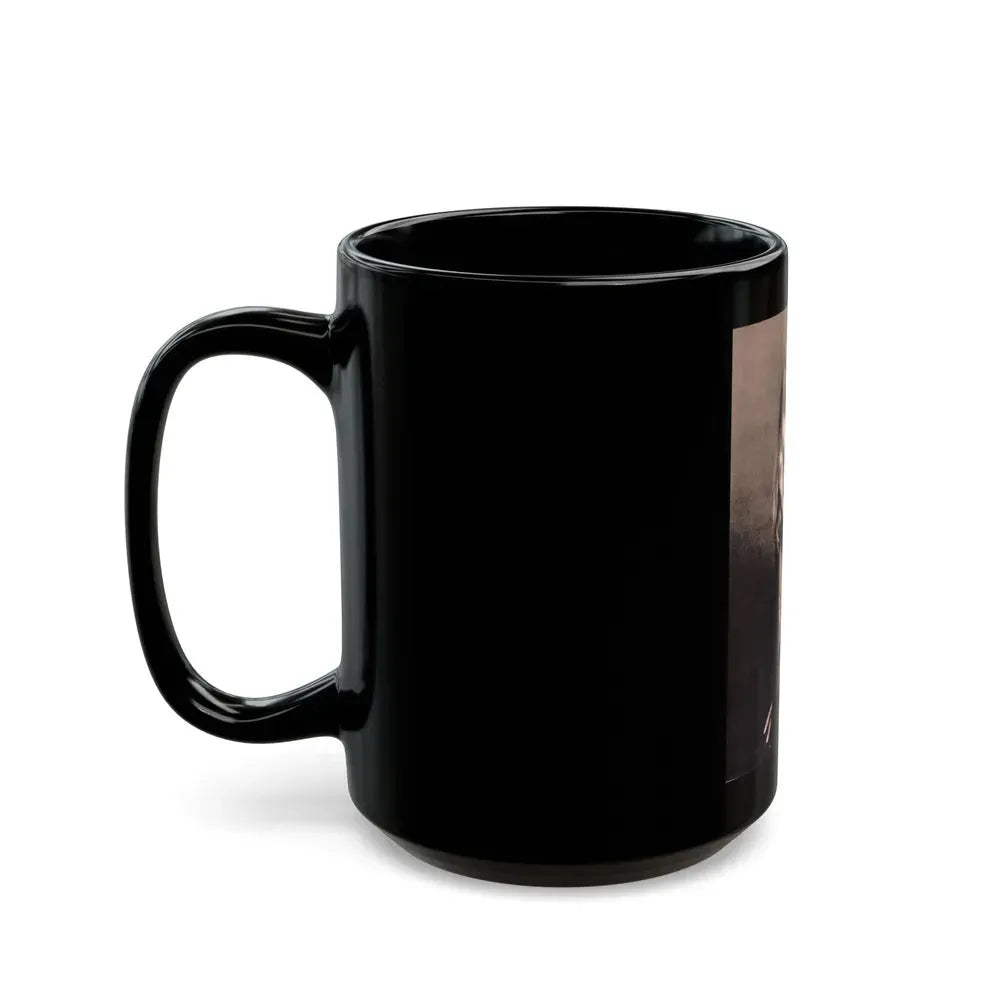 Ingrid Pitt #147 (Vintage Female Icon) Black Coffee Mug - Go Mug Yourself