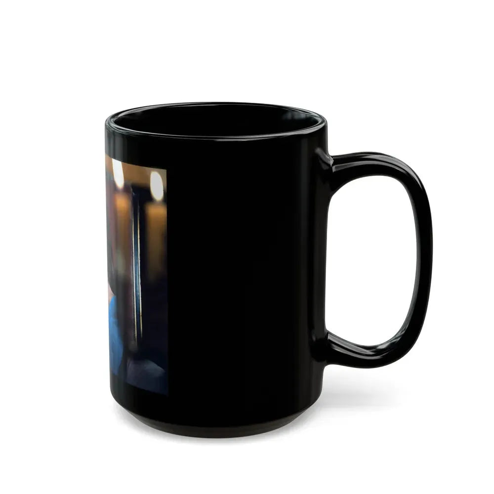 Ingrid Pitt #52 (Vintage Female Icon) Black Coffee Mug - Go Mug Yourself