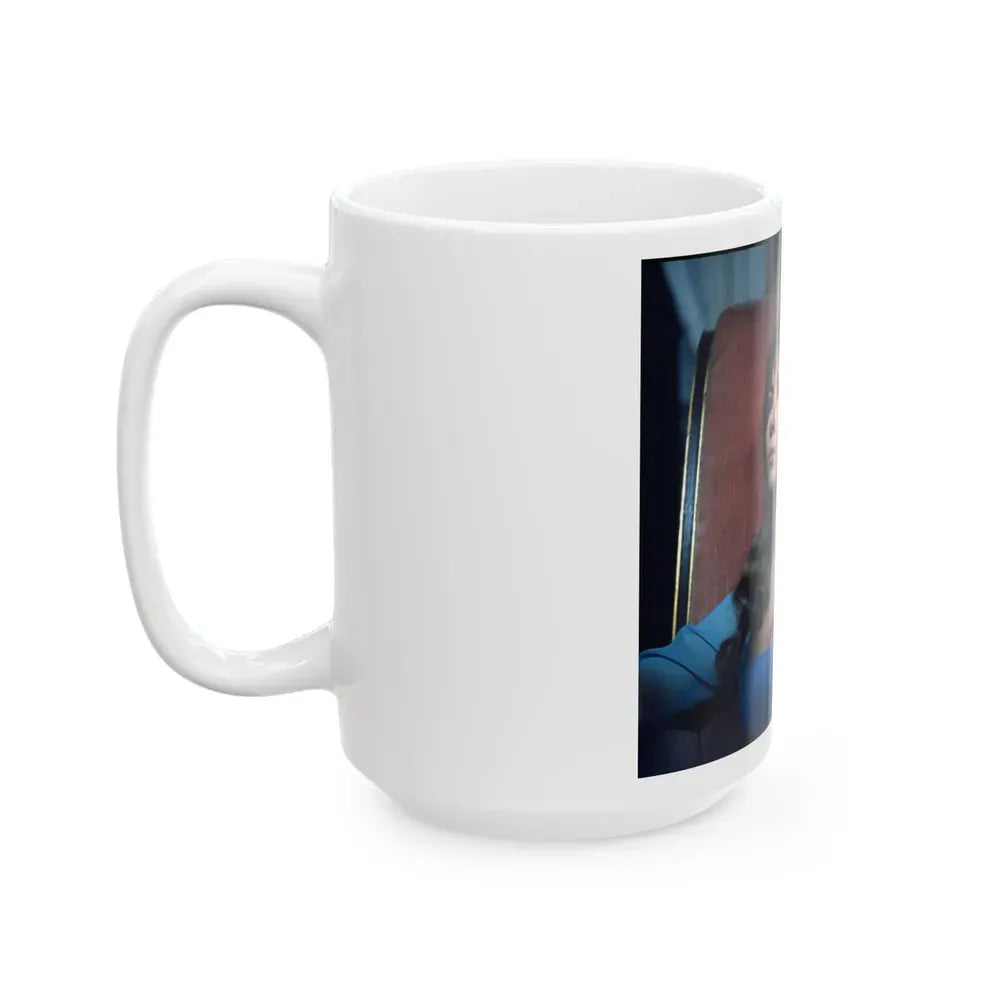 Ingrid Pitt #52 (Vintage Female Icon) White Coffee Mug - Go Mug Yourself