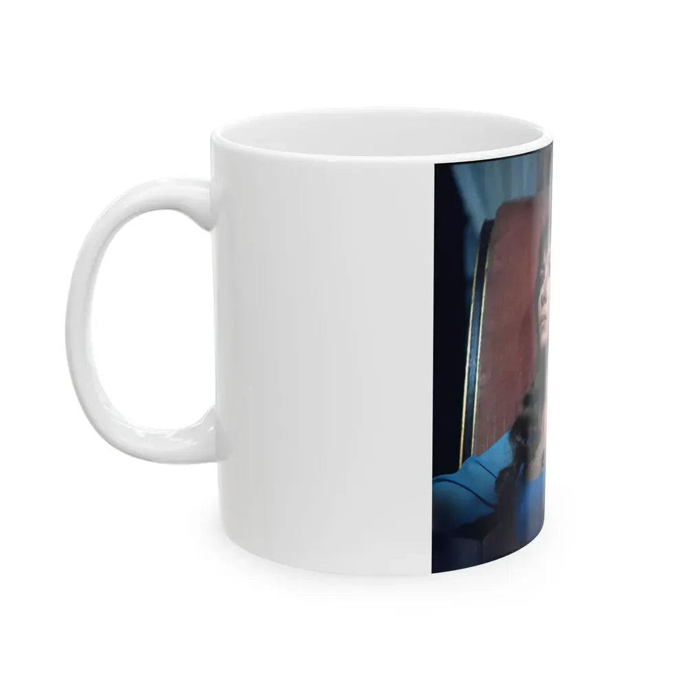 Ingrid Pitt #52 (Vintage Female Icon) White Coffee Mug - Go Mug Yourself