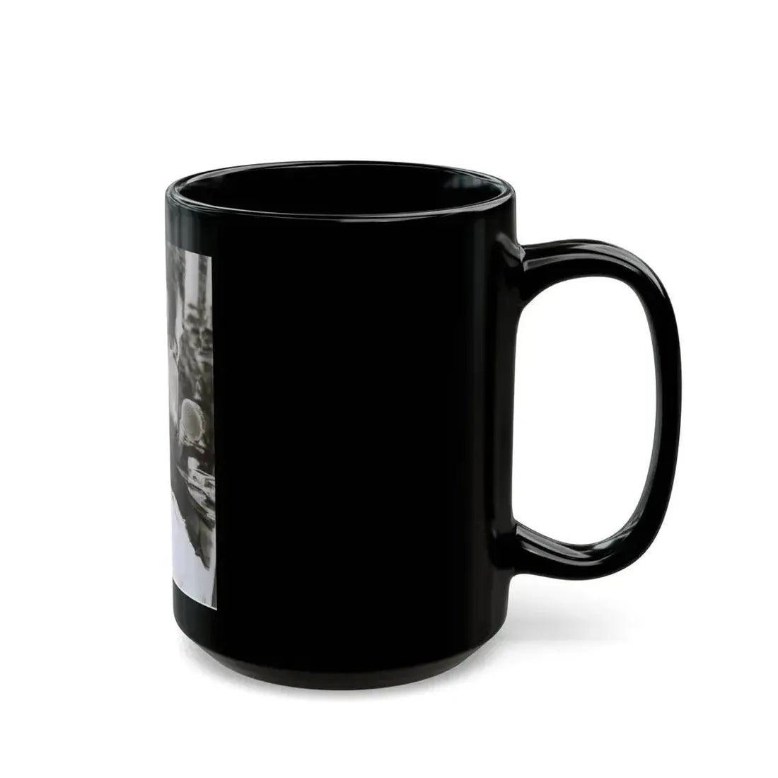 Ingrid Pitt #63 - Topless (Vintage Female Icon) Black Coffee Mug - Go Mug Yourself