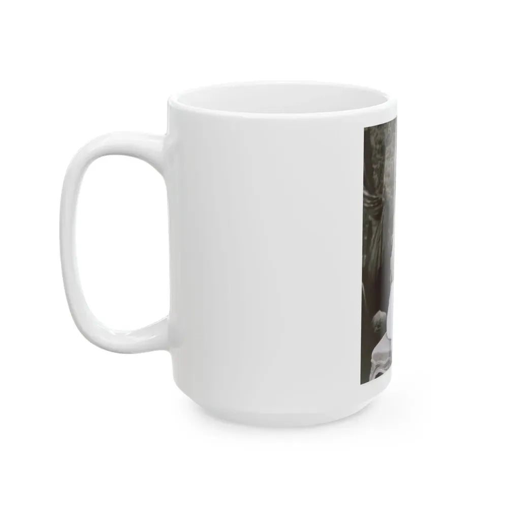 Ingrid Pitt #63 - Topless (Vintage Female Icon) White Coffee Mug - Go Mug Yourself
