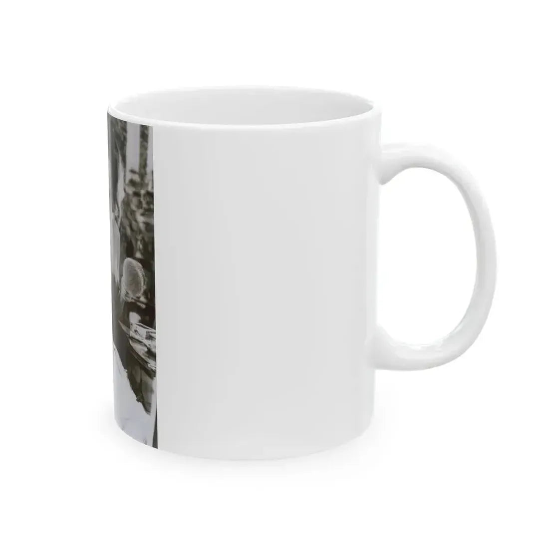 Ingrid Pitt #63 - Topless (Vintage Female Icon) White Coffee Mug - Go Mug Yourself