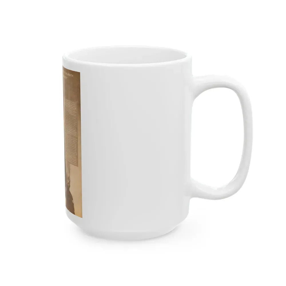 Ingrid Pitt #65 (Vintage Female Icon) White Coffee Mug - Go Mug Yourself