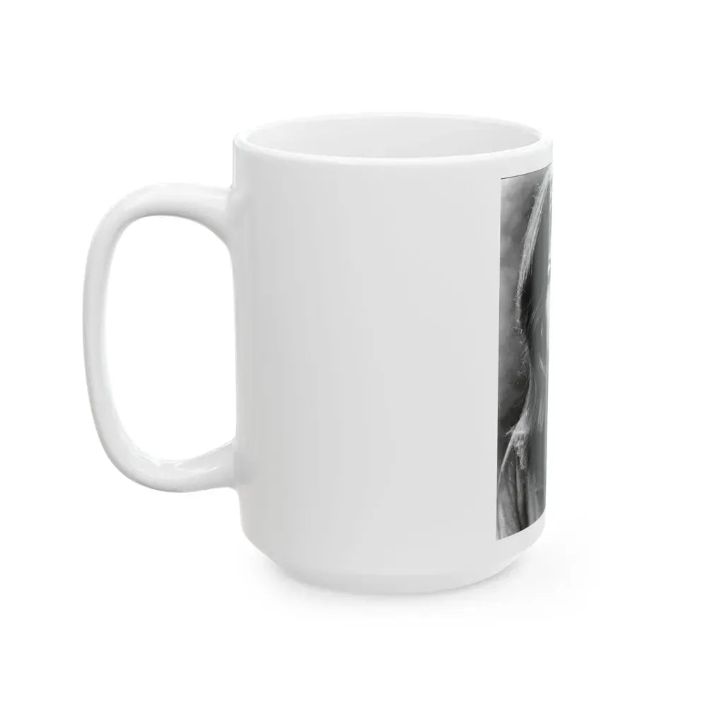 Ingrid Pitt #74 (Vintage Female Icon) White Coffee Mug - Go Mug Yourself