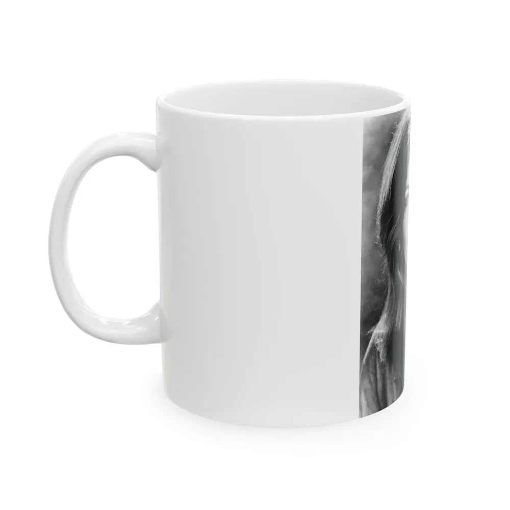 Ingrid Pitt #74 (Vintage Female Icon) White Coffee Mug - Go Mug Yourself
