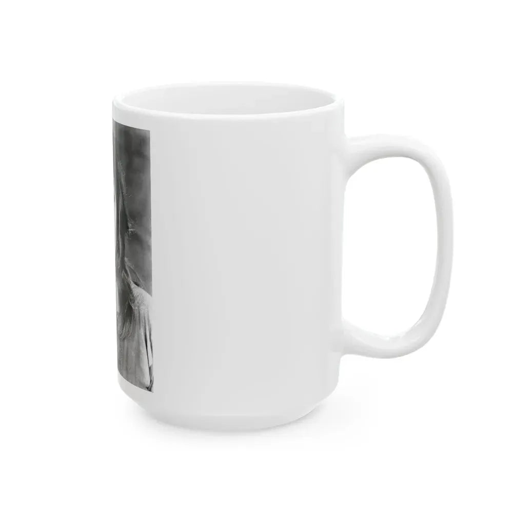 Ingrid Pitt #74 (Vintage Female Icon) White Coffee Mug - Go Mug Yourself
