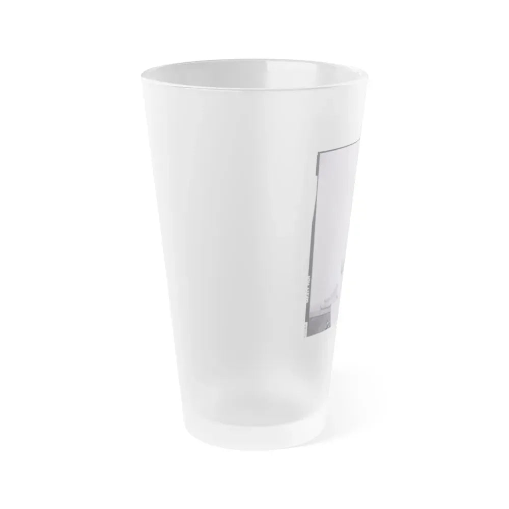Ingrid Pitt #81 (Vintage Female Icon) Frosted Pint Glass 16oz - Go Mug Yourself