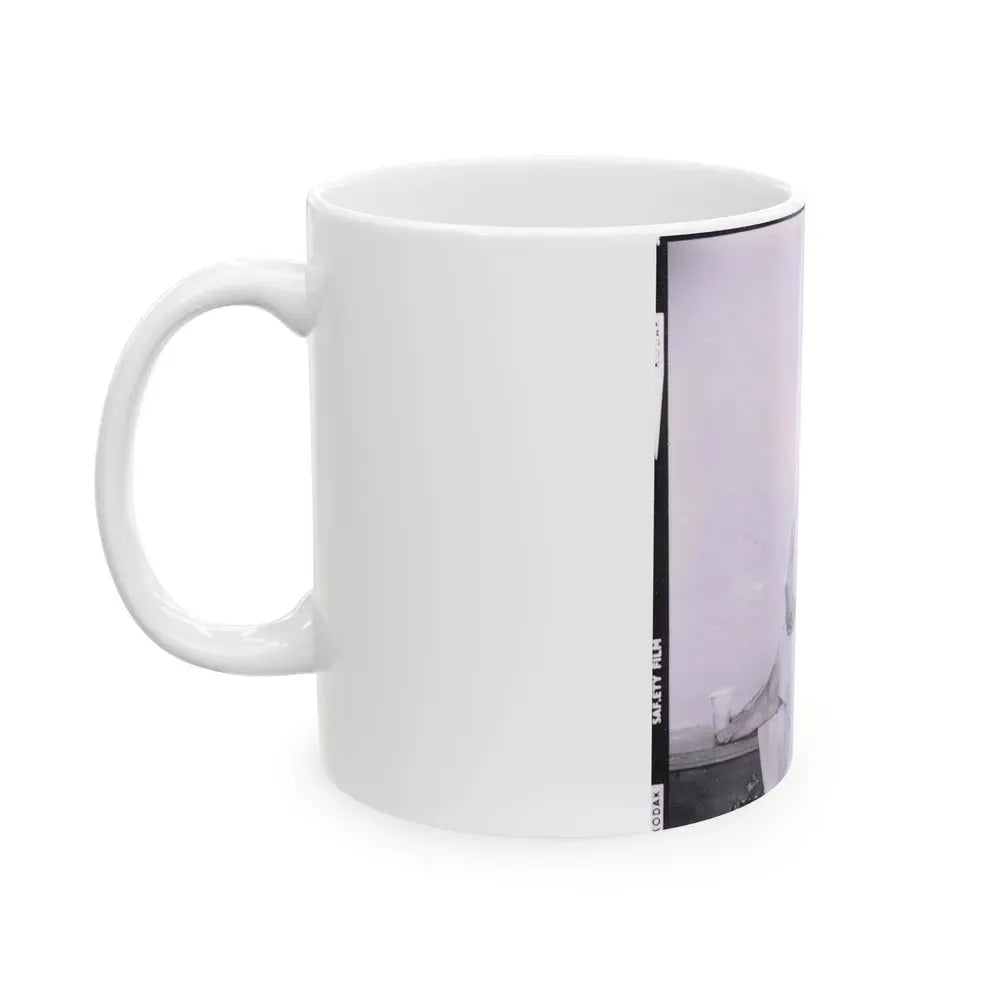 Ingrid Pitt #81 (Vintage Female Icon) White Coffee Mug - Go Mug Yourself