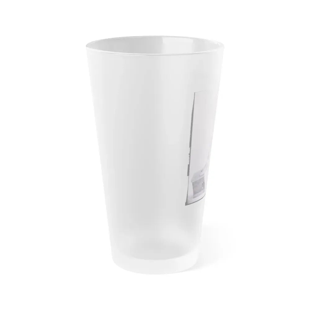 Ingrid Pitt #82 (Vintage Female Icon) Frosted Pint Glass 16oz - Go Mug Yourself